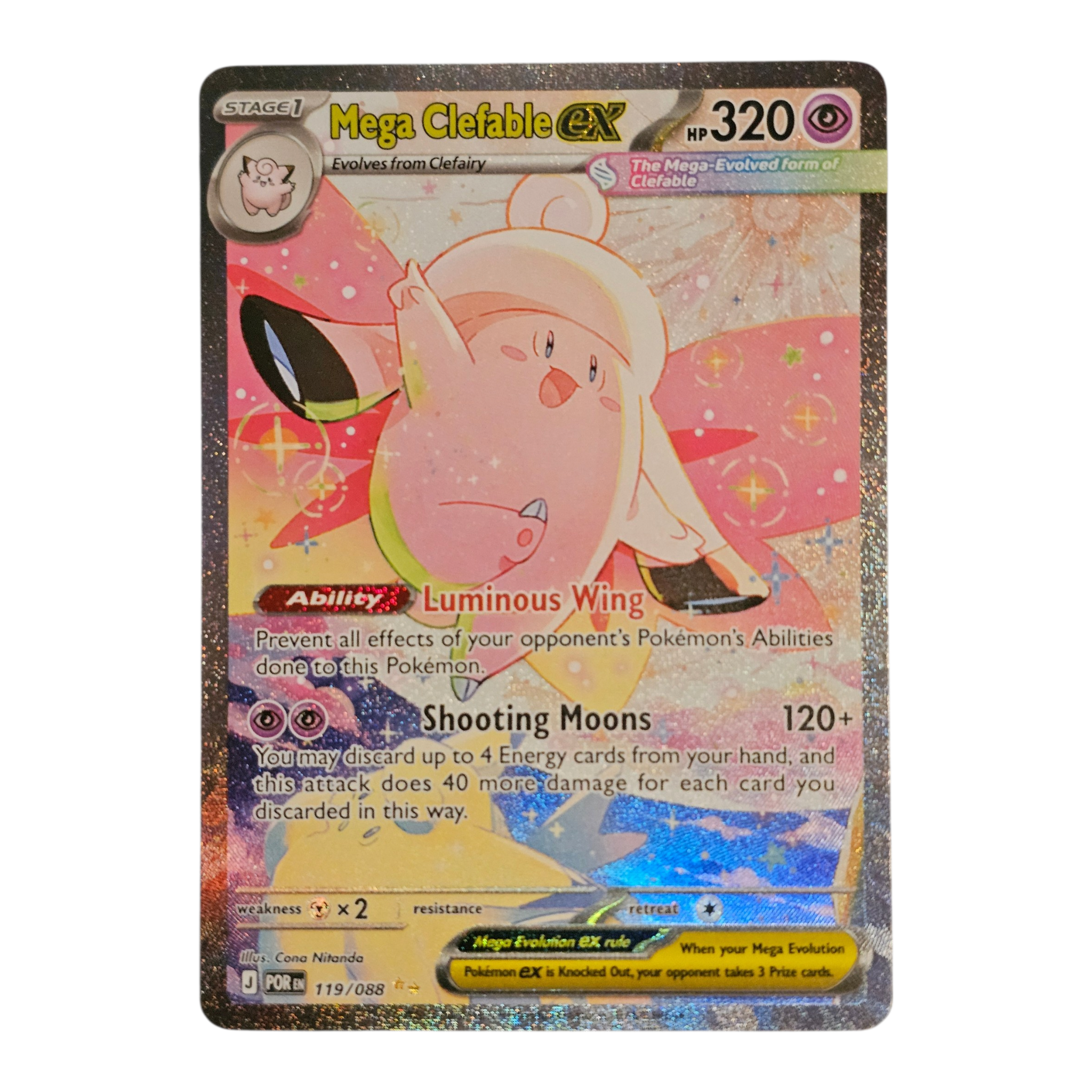 Mega Clefable Ex 119/088